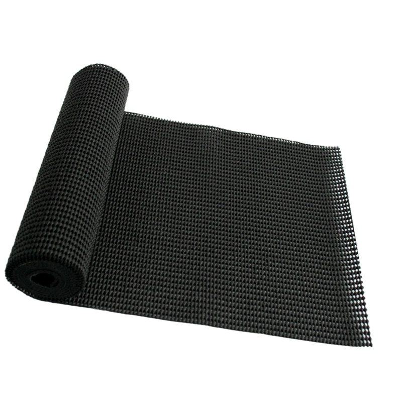30X150cm Plain Anti Slip Mat Black RM024-2