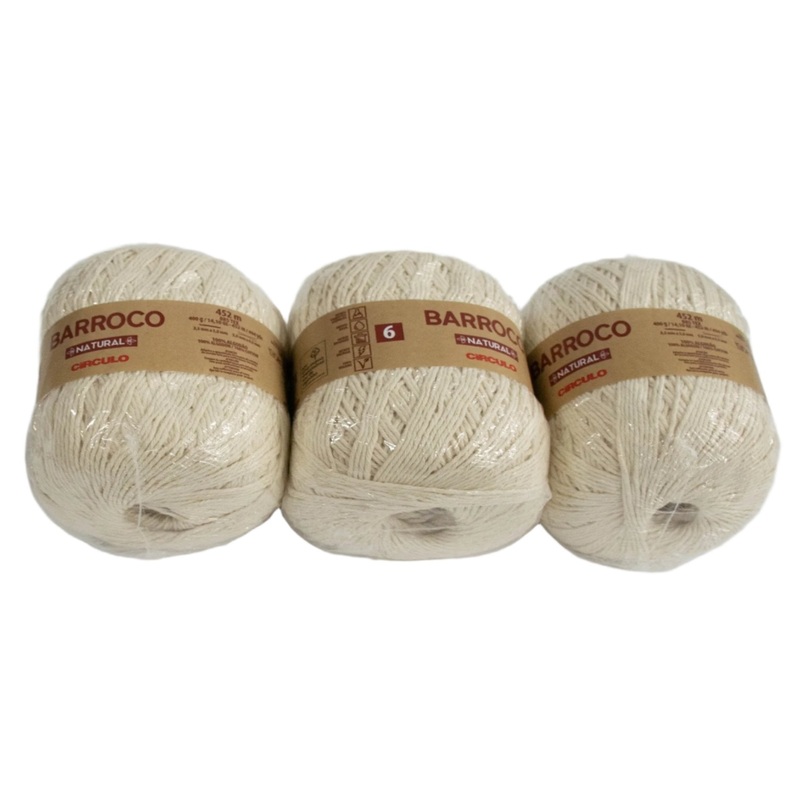 400g 3PC Cotton Crochet 1000000406917