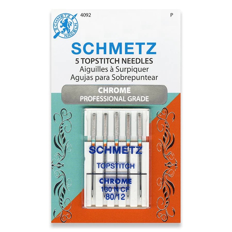 80/12 Chrome Topstitch Needles