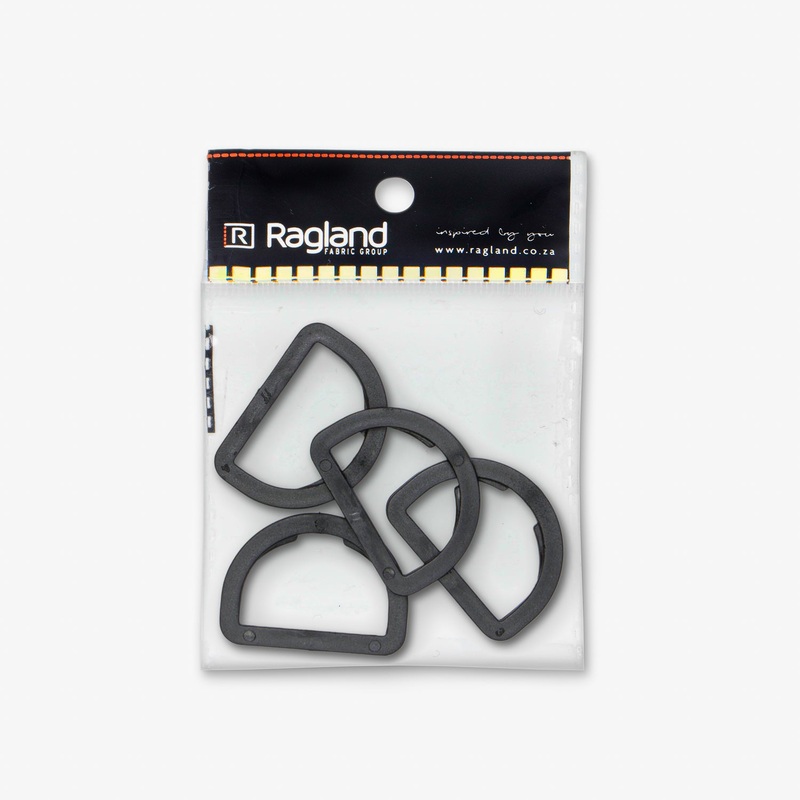 D-Ring 30mm Plastic Pack of 4