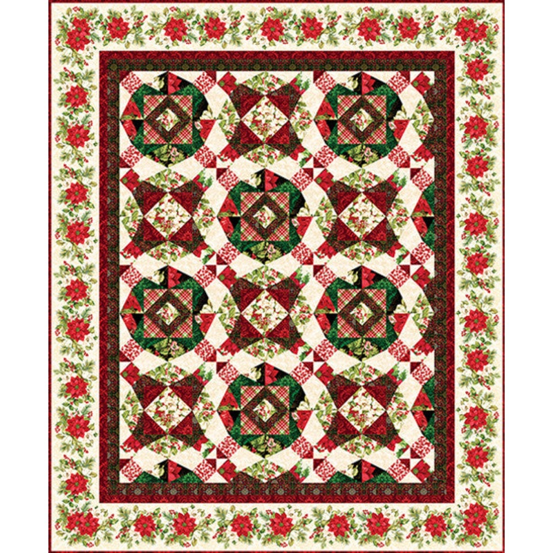 Holly Berry Park Quilt Kit