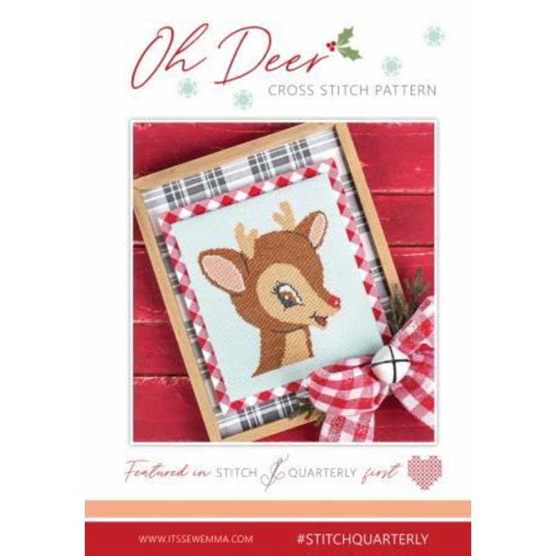 Oh Deer Cross Stitch Pattern – # ISE-445