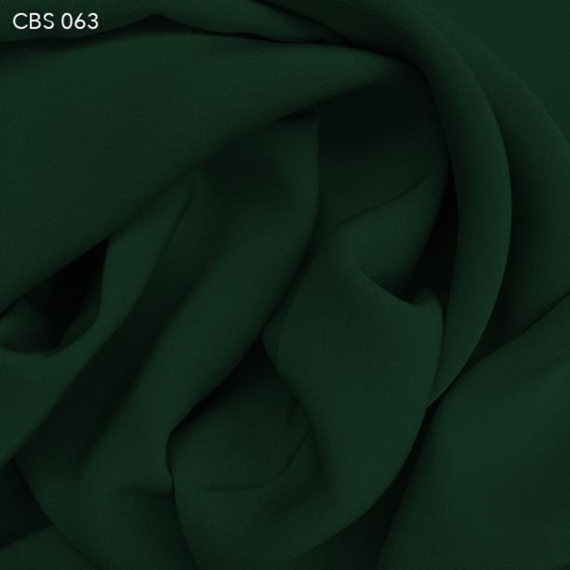 Silk Crepe Back Satin – Hunter Green Fabric by the Yard