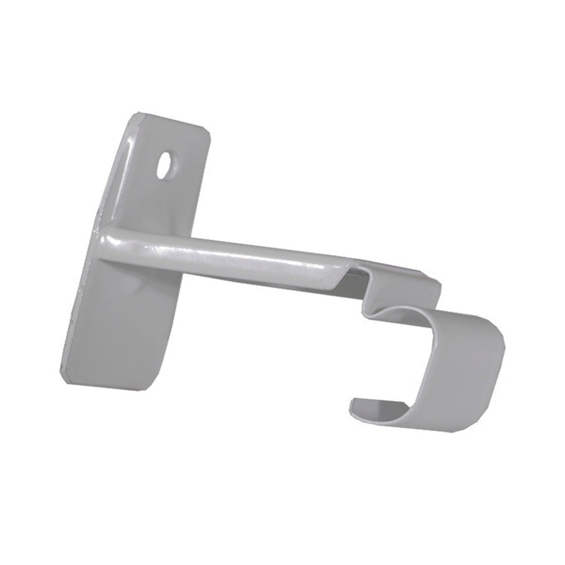 Single C Metal Bracket White P10-A031
