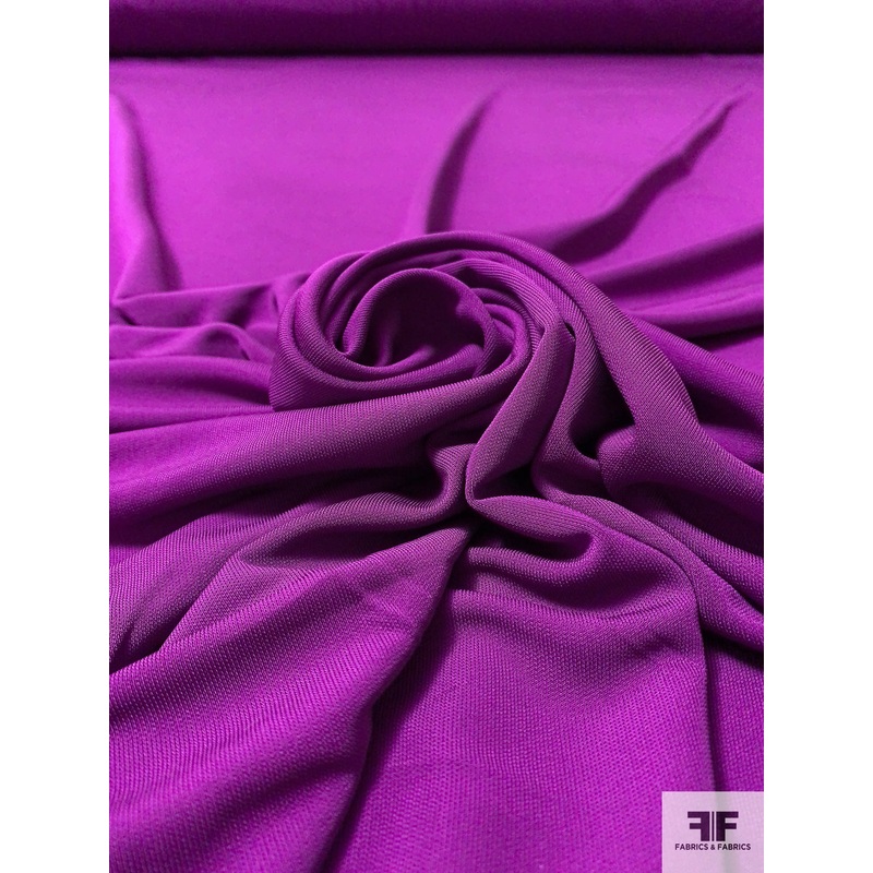 Solid Rayon Matte Jersey – Dark Magenta Fabric by the Yard
