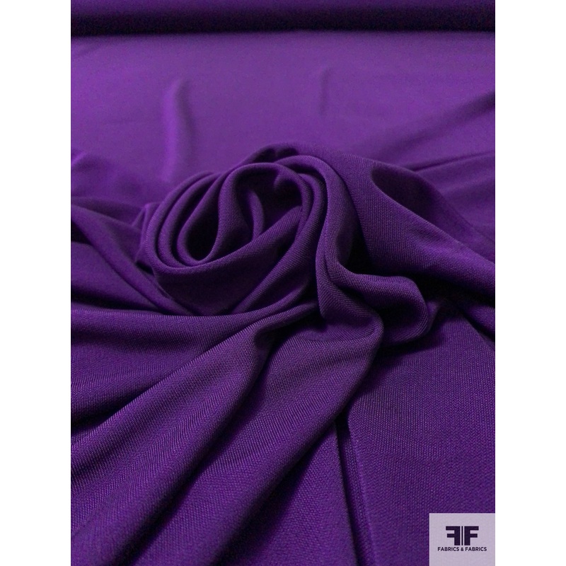 Solid Rayon Matte Jersey – Purple Fabric by the Yard