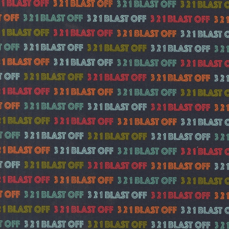 321 Blast Off / Countdown in Night Sky