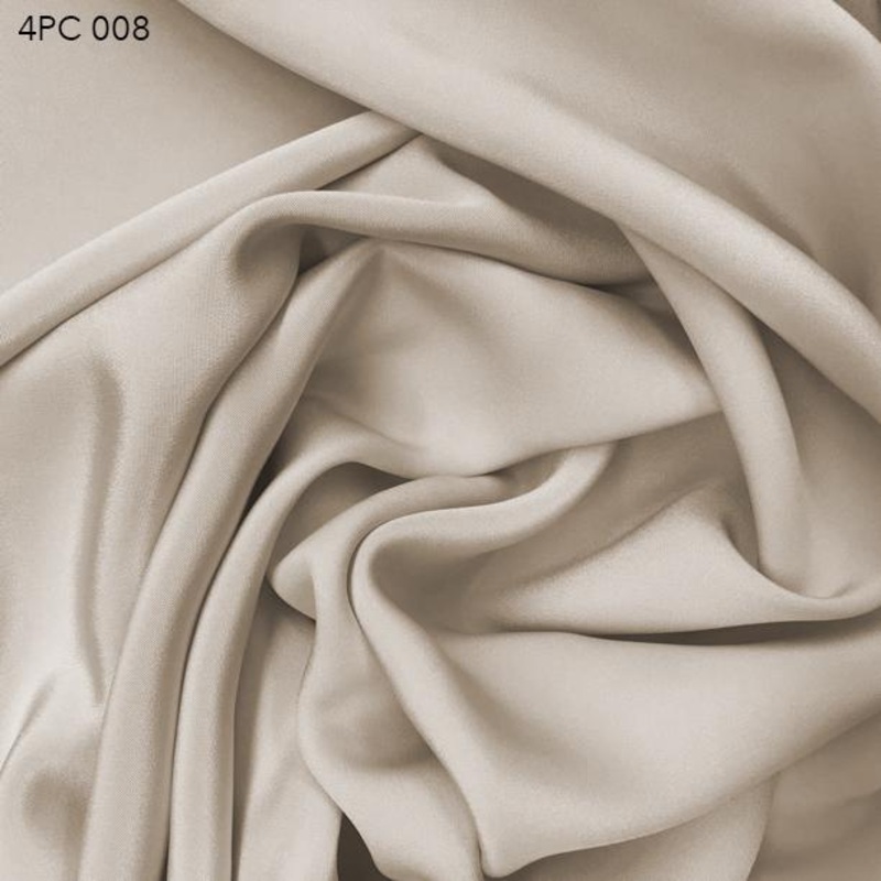 4 Ply Silk Crepe – Barley Beige Fabric by the Yard