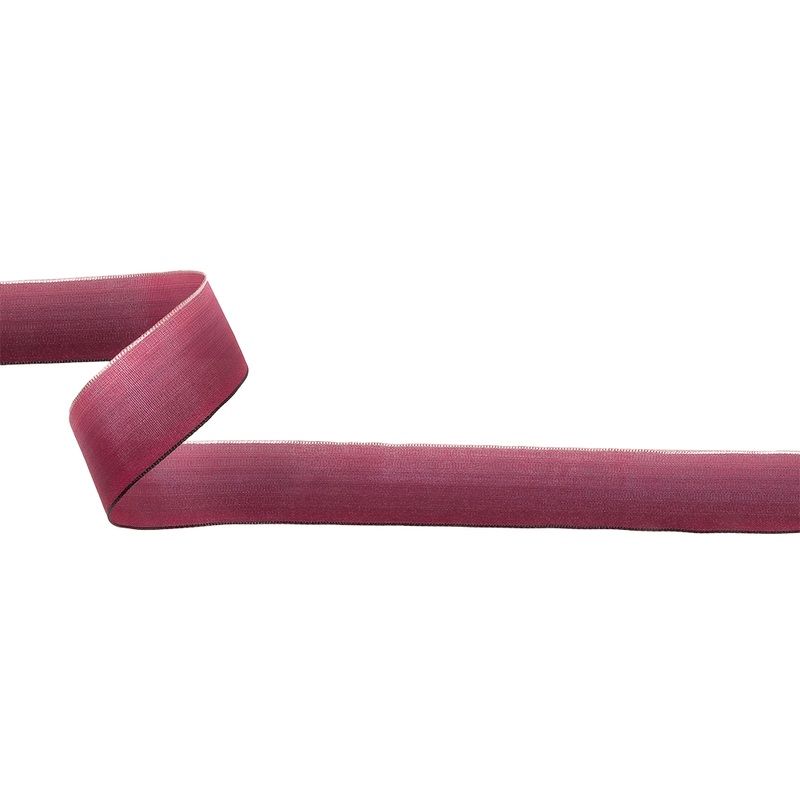 Light Pink and Plum Caspia Ombre Wire Edged Ribbon – 0.875″