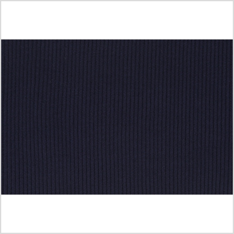 True Navy Rib Knit Trim – 7″ x 38″