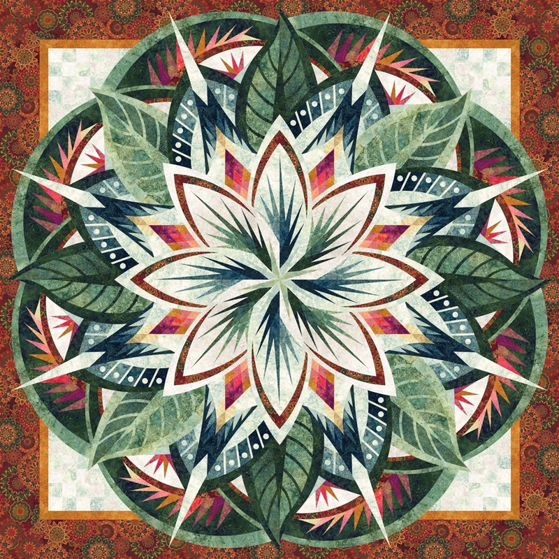 Jungle Magnolia: Stonehenge Fabric Kit