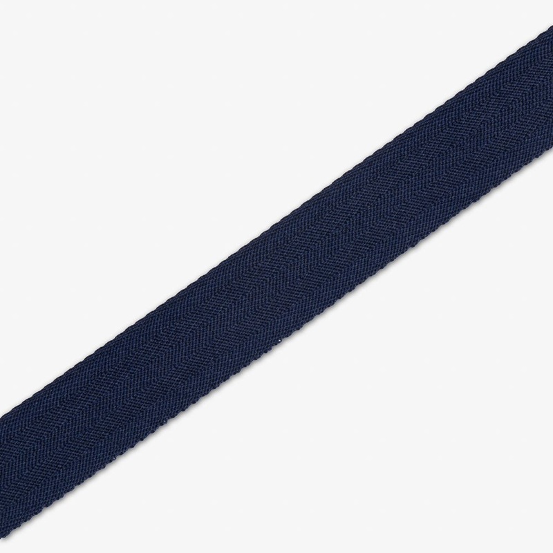 Twill Tape Polyester Navy #10  25mm Per Met