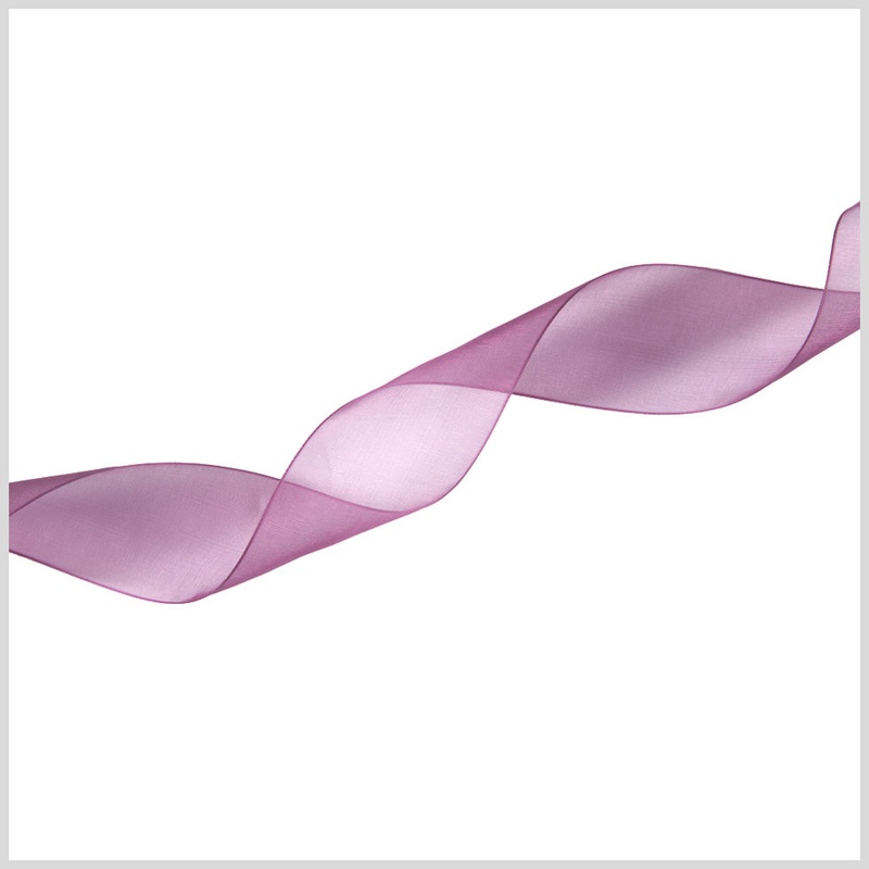 1.5″ Plum Organza Ribbon