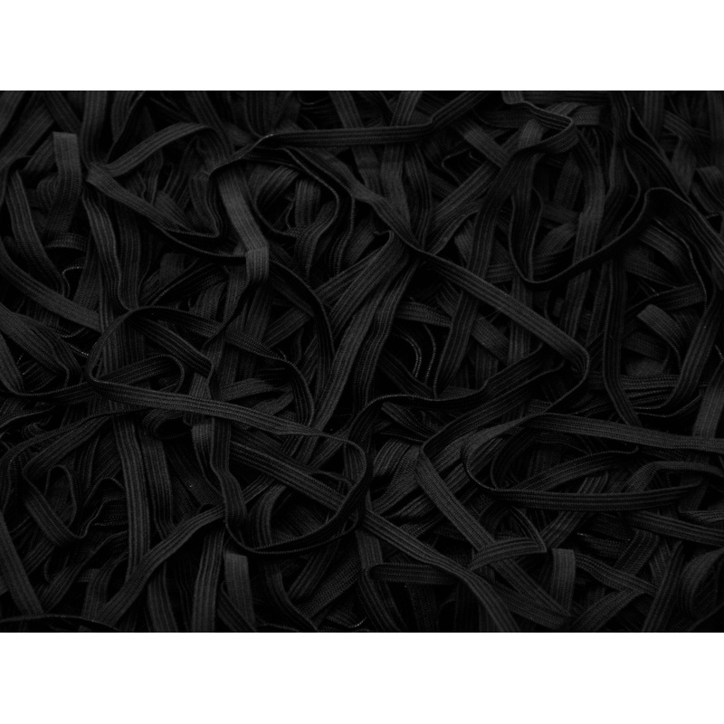 6Mm Knitted Elastic Black HB043-2 HB043-2
