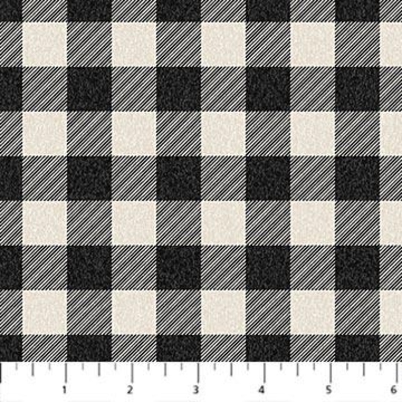 CLEARANCE West Creek Wovens W23909-11 – Clarkston – Off White Black