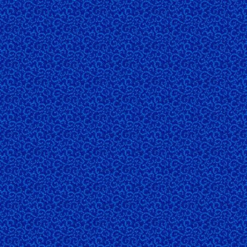 Crescent Swirl Rich Blue