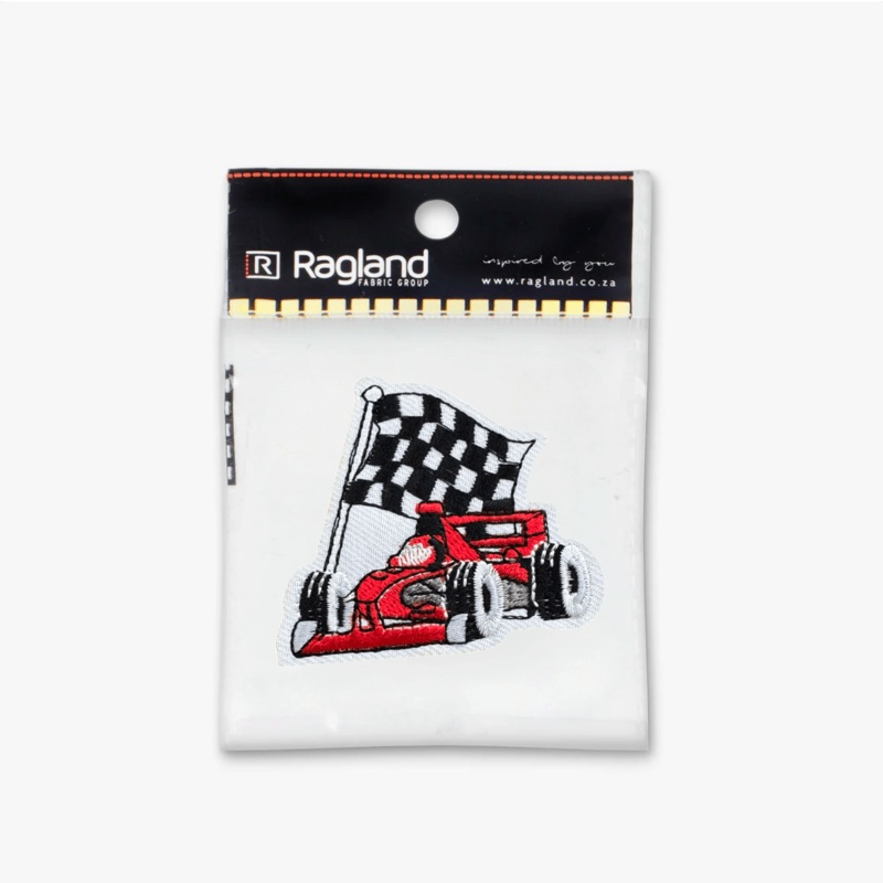 Motif Iron On Badge – F1
