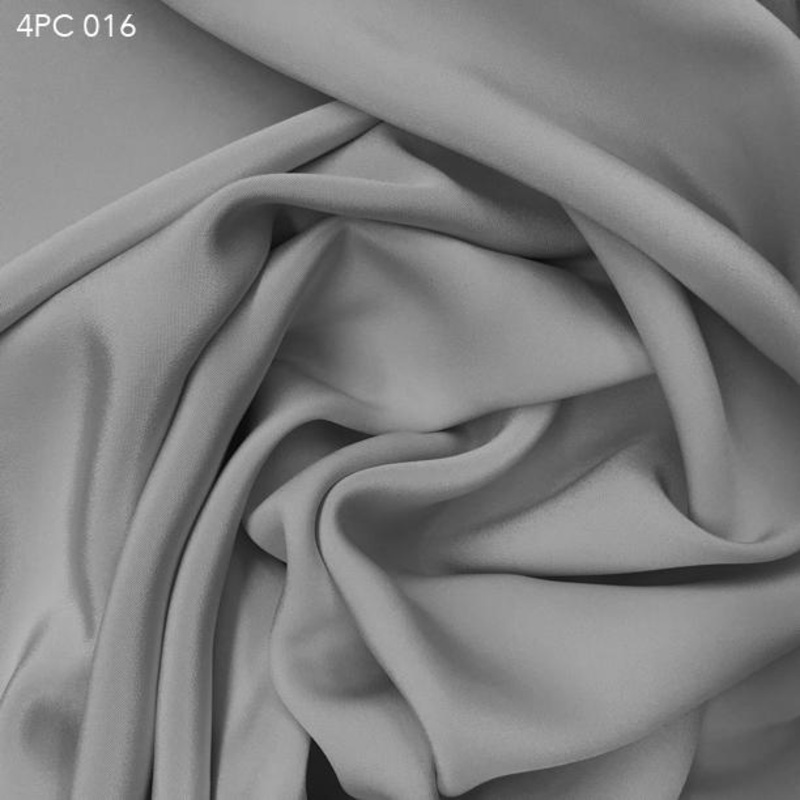 4 Ply Silk Crepe – Steeple Grey Fabric by the Yard