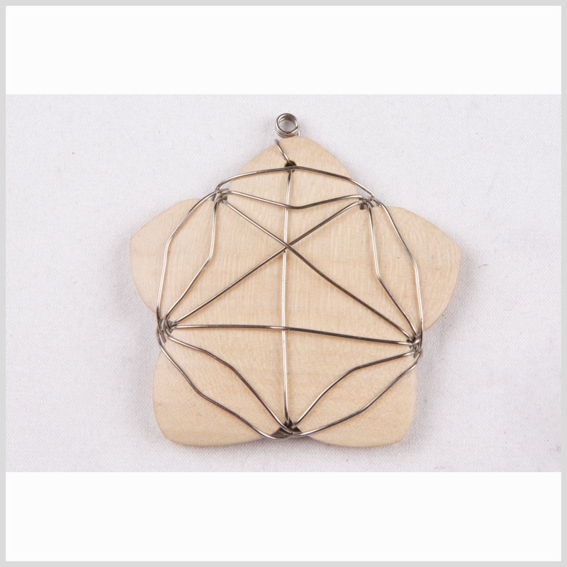 50mm Natural Wood Pendant
