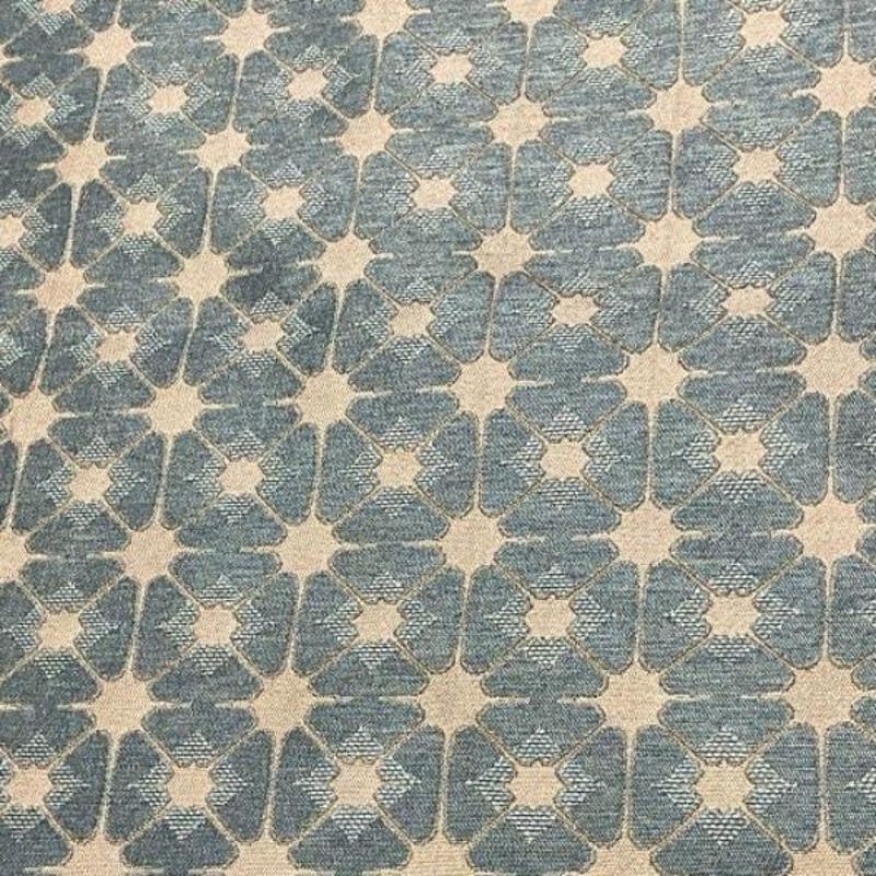 Arc-Com Kumo Caribbean Blue Upholstery Fabric Order Product