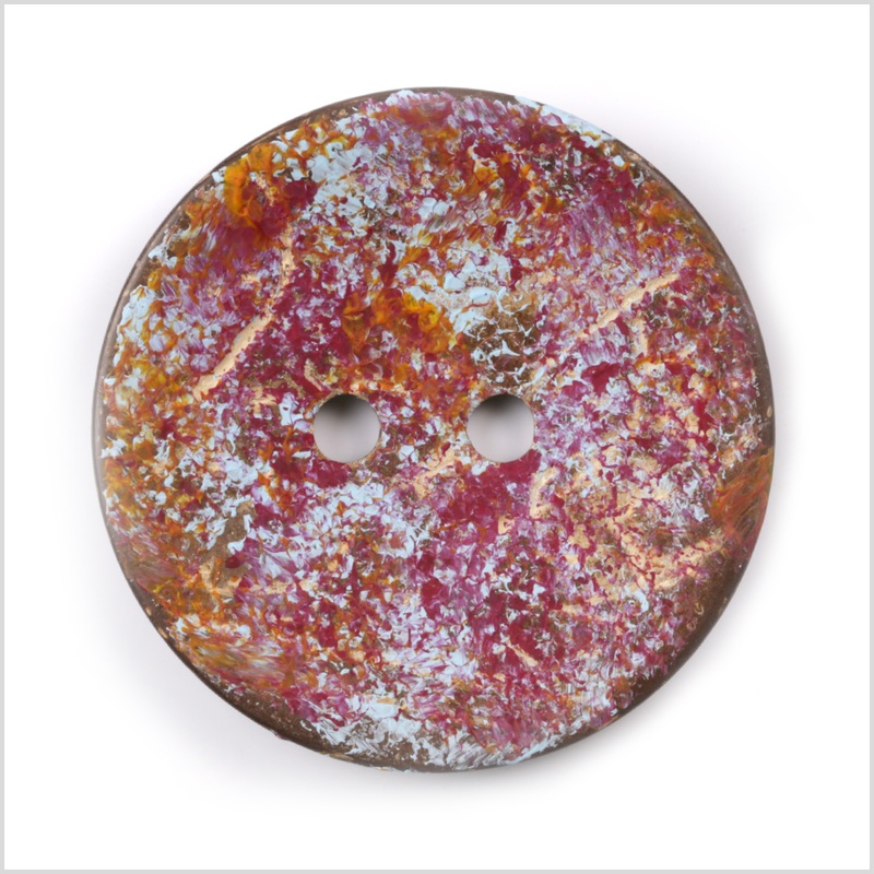 Multicolor 2-Hole Coconut Button – 80L/50.8mm