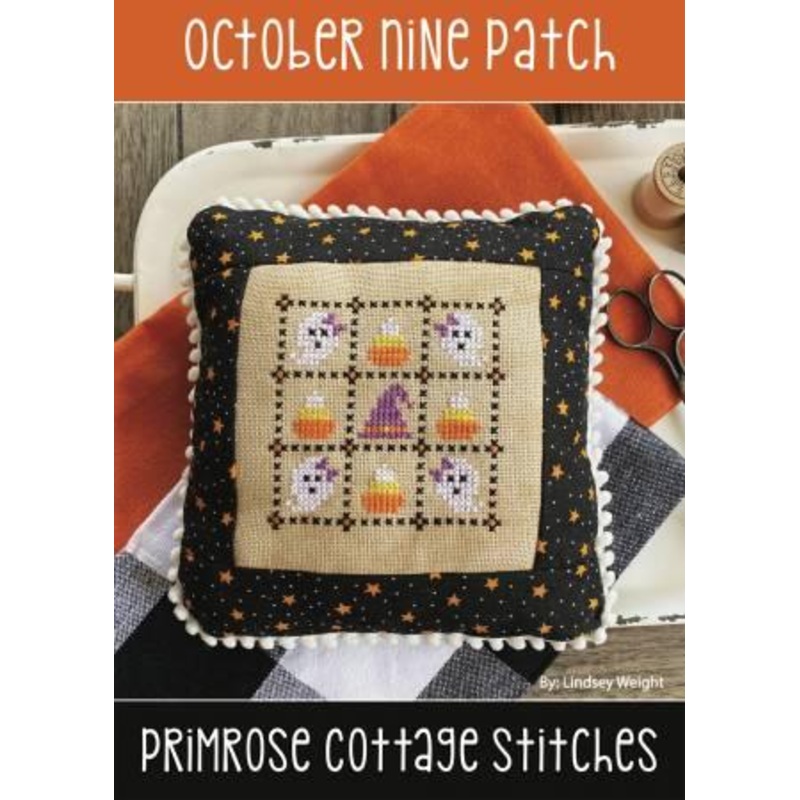 October Nine Patch Cross Stitch – Primrose Cottage – PCS-085