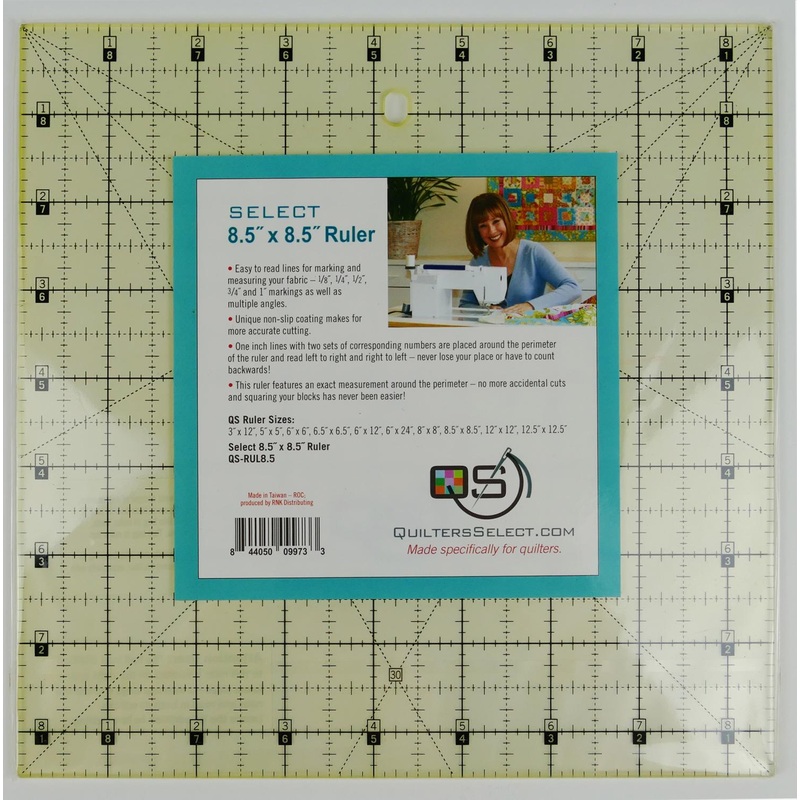 Quilters Select Rulers – 8.5″ x 8.5″