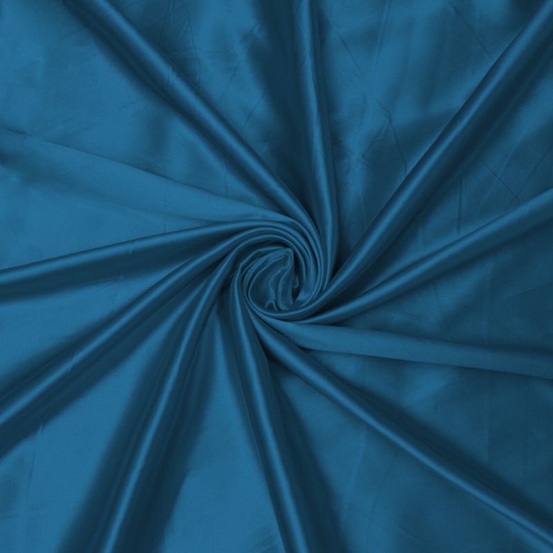 Stretch Satin Petrol Blue #43 140cm Per Meter