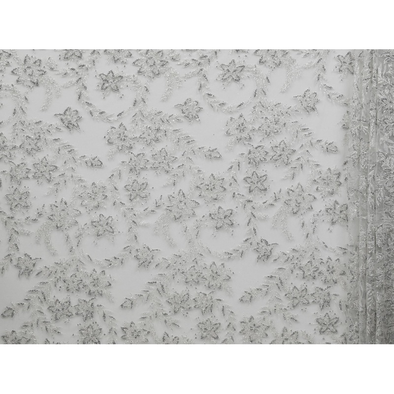 130cm Trendy Crystal Stone Glitter Tulle BF694-1 BF694-1
