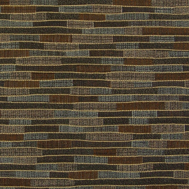 Arc-Com Riviera Slate Wavy Stripes Gray Upholstery Fabric Order Product