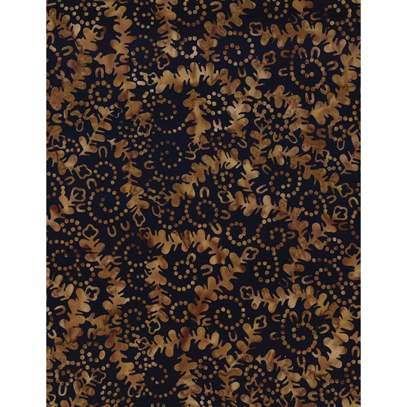 Cinnamon Twist Batiks 1400-22304-922 Black
