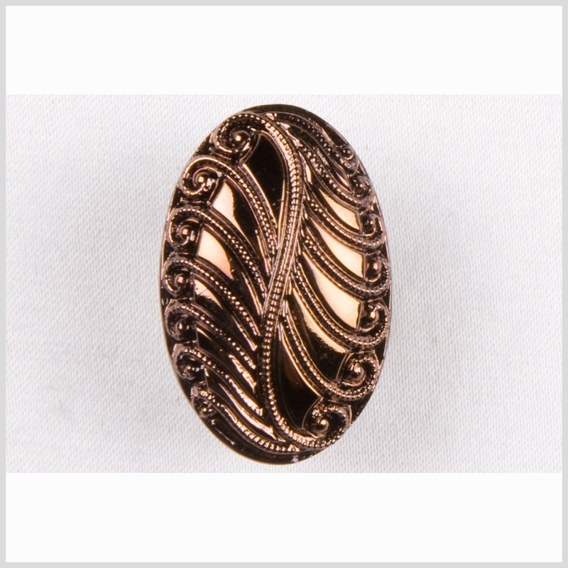 Copper Glass Button – 24L/15mm