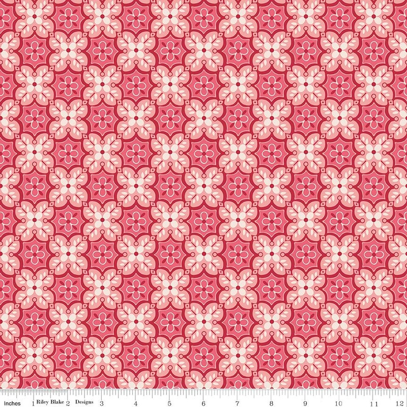 Piece & Plenty – C15870-Tearose  –  Tea Rose Garden
