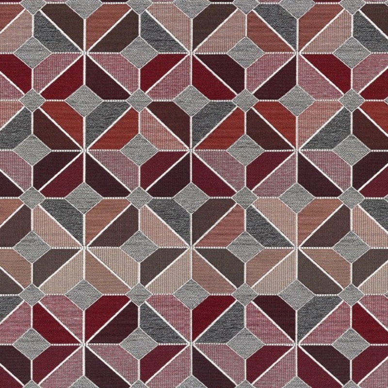 Remnant of Arc-Com Talavera Berry Upholstery Fabric Order Product 1