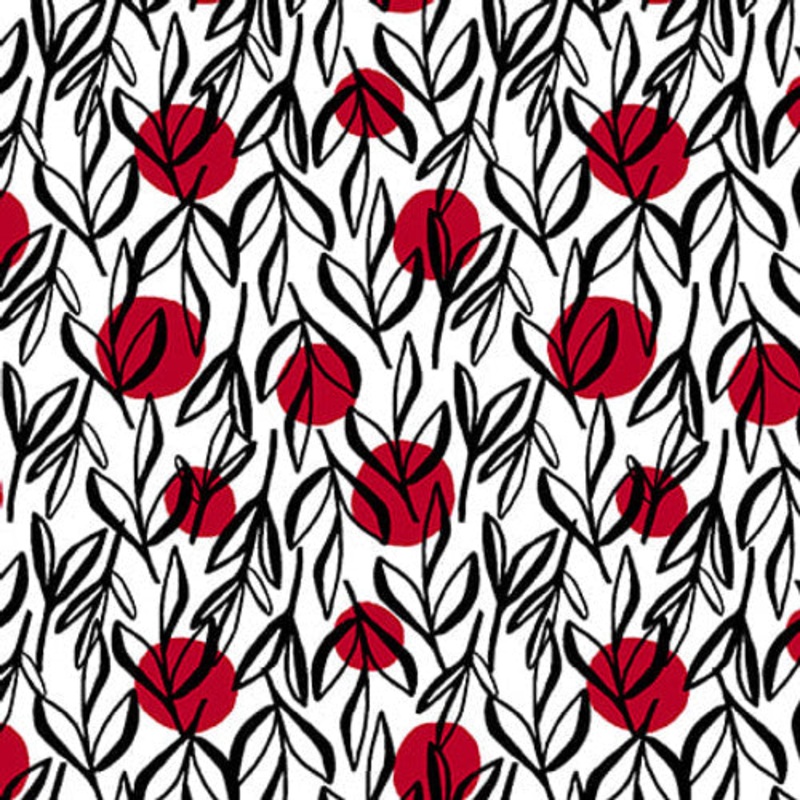 Crimson Garden Black/Red