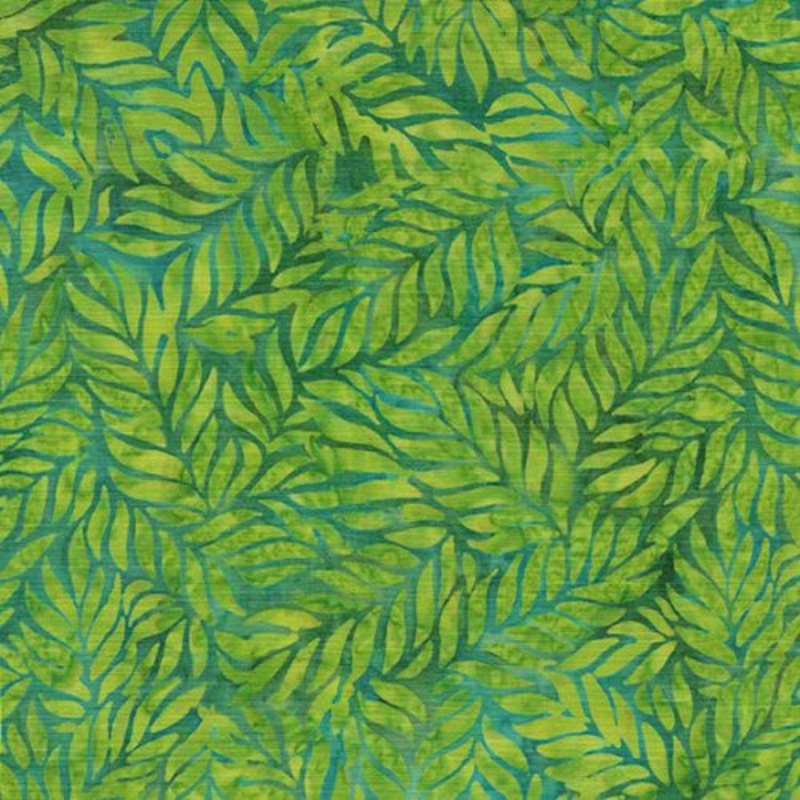 Tropicana Twist Batiks Green Multi