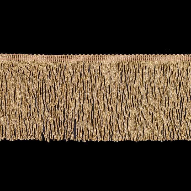 6″ Gold Metallic Fringe