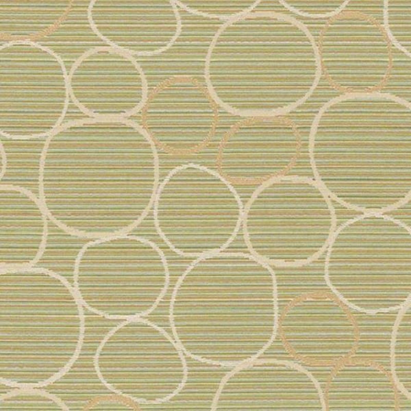 CF Stinson Bongo Green Tea Modern Design Circles Upholstery Fabric Order Product