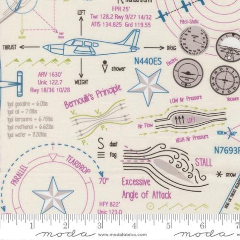 High Flight Cloud – 545061-11 Ground School Novelty Map Text Diagrams