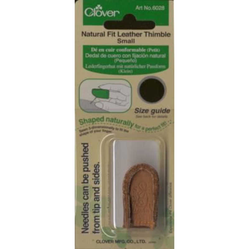 Natural Fit Leather Thimble Small