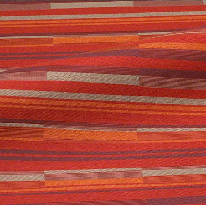 Remnant of CF Stinson Bass Line Red Hot Upholstery Fabric Order Product 1