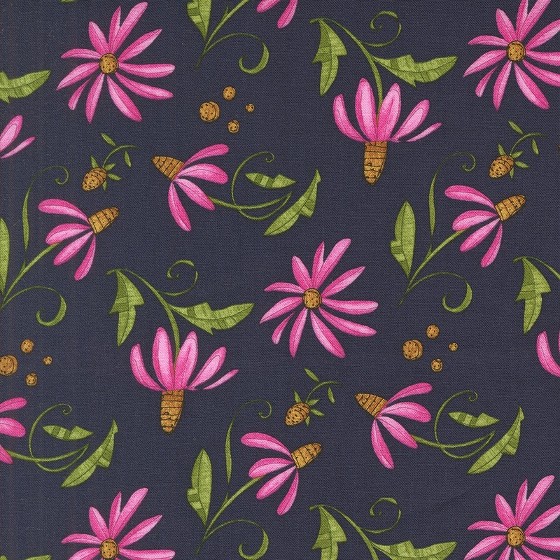 Superbloom / Daisyish Florals in Indigo