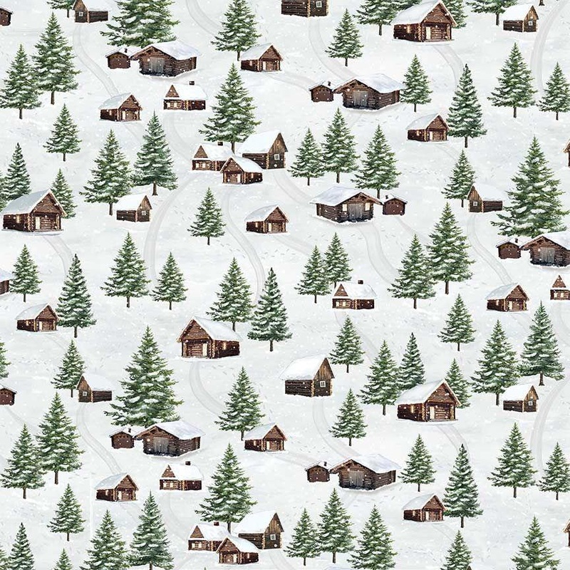 Winter Wonderland –  CD3692 Winter Cabin Scene –  Multi